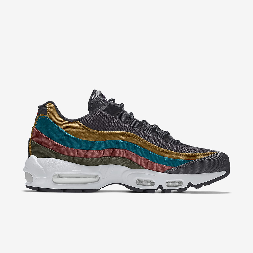 Air Max 95 – Dark Gray/Blue/Old Rose Air Max 95 – Dark Gray/Blue/Old Rose
