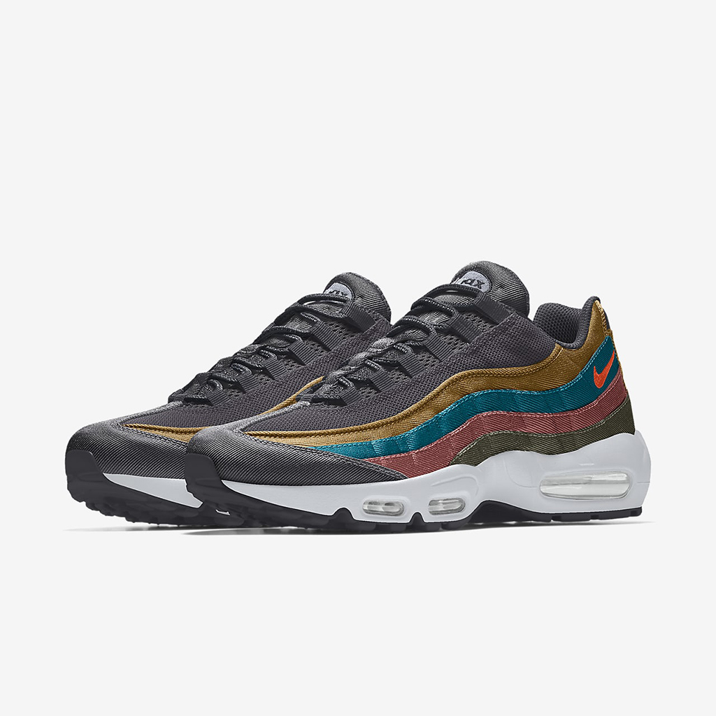 Air Max 95 – Dark Gray/Blue/Old Rose Air Max 95 – Dark Gray/Blue/Old Rose