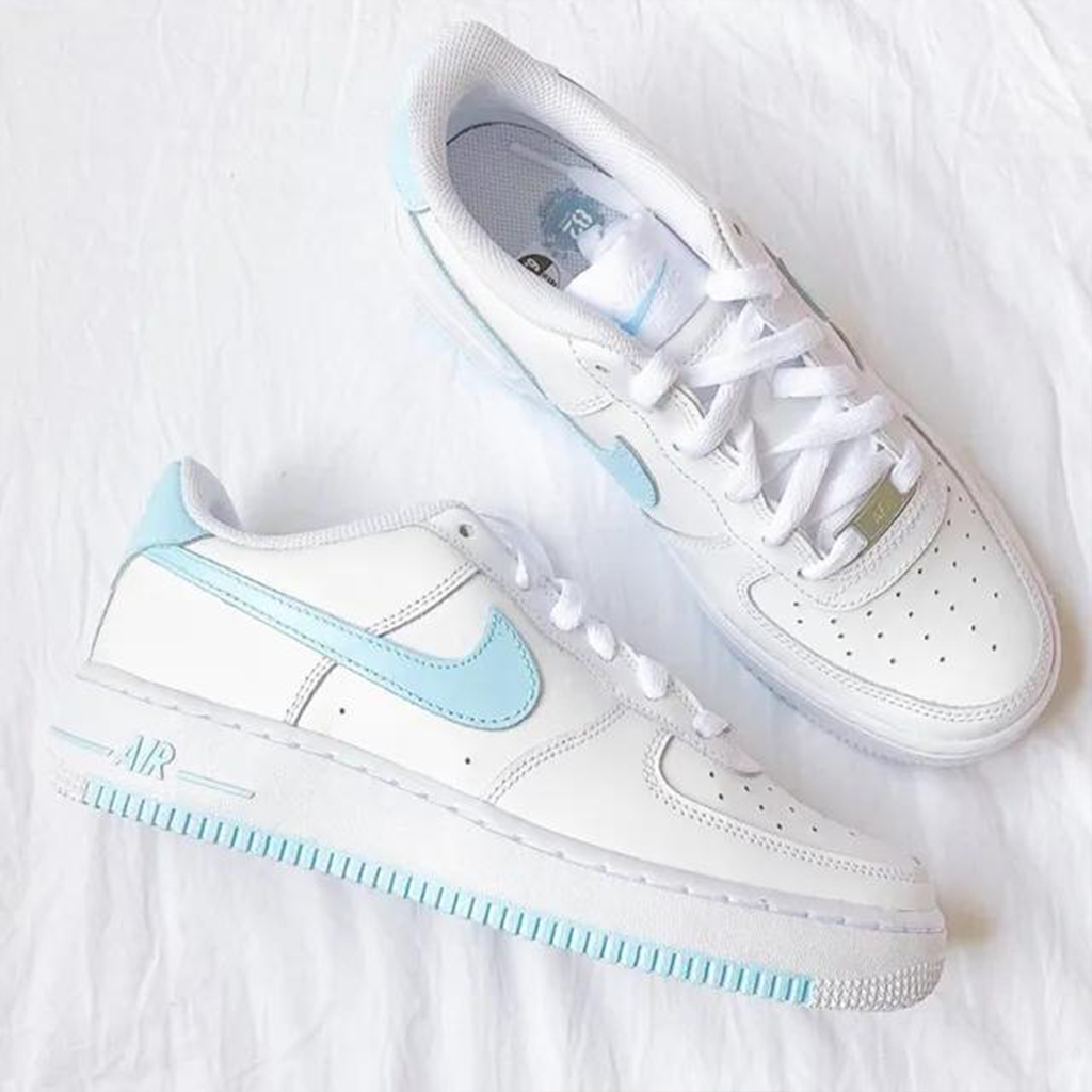 Baby Blue Custom Air Force 1 Baby Blue Custom Air Force 1