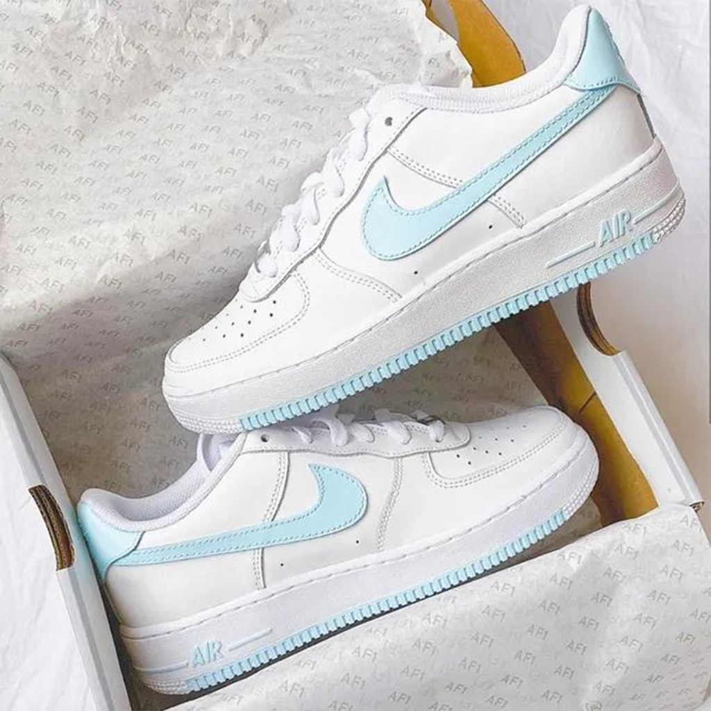 Baby Blue Custom Air Force 1 Baby Blue Custom Air Force 1