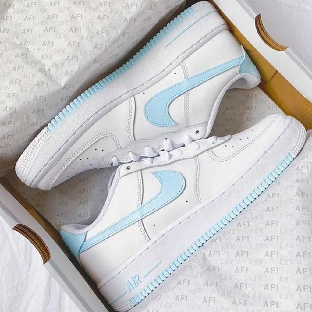 Baby Blue Custom Air Force 1 Baby Blue Custom Air Force 1