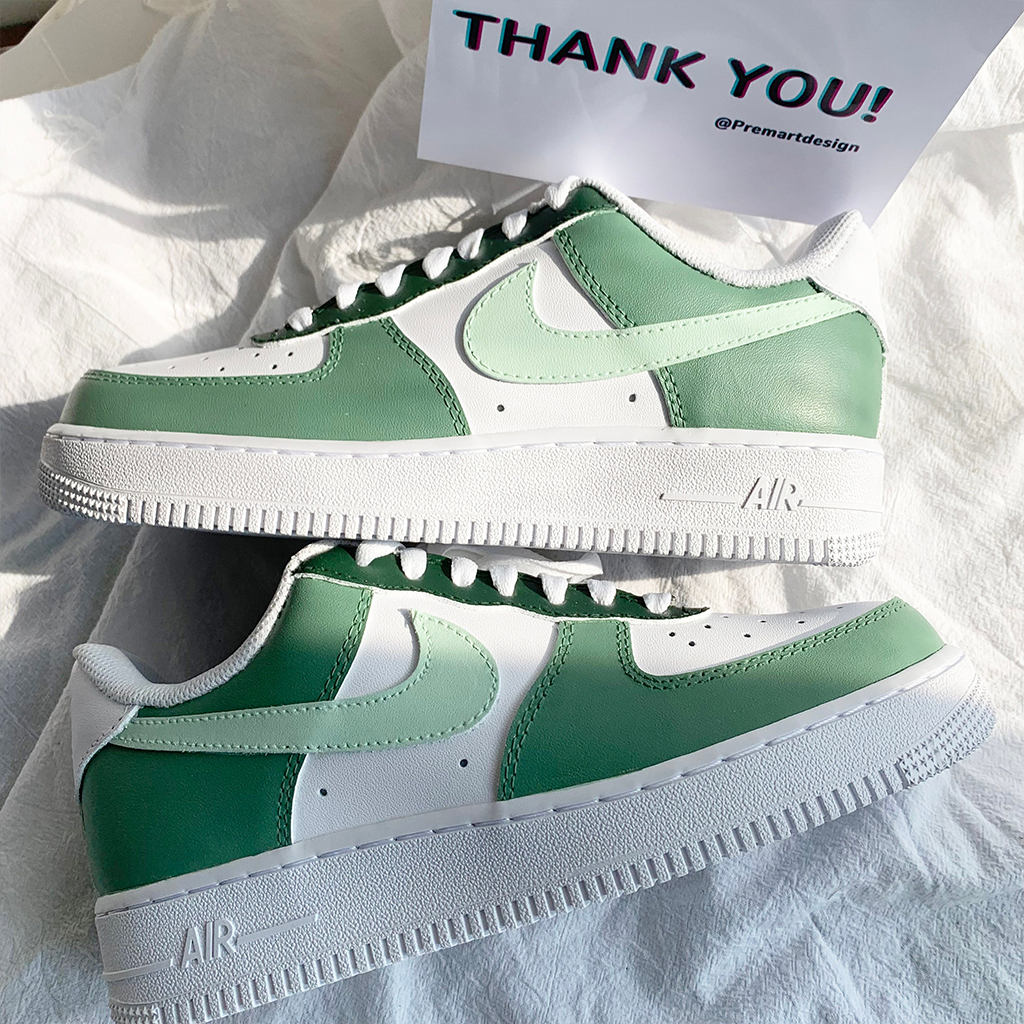 Custom Air Force 1 Sage Green Custom Air Force 1 Sage Green