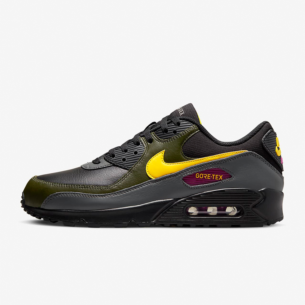 Air Max 90 GTX – Black/Cargo Khaki/Iron Grey/Tour Yellow Air Max 90 GTX – Black/Cargo Khaki/Iron Grey/Tour Yellow