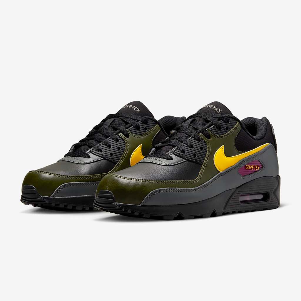 Air Max 90 GTX – Black/Cargo Khaki/Iron Grey/Tour Yellow Air Max 90 GTX – Black/Cargo Khaki/Iron Grey/Tour Yellow