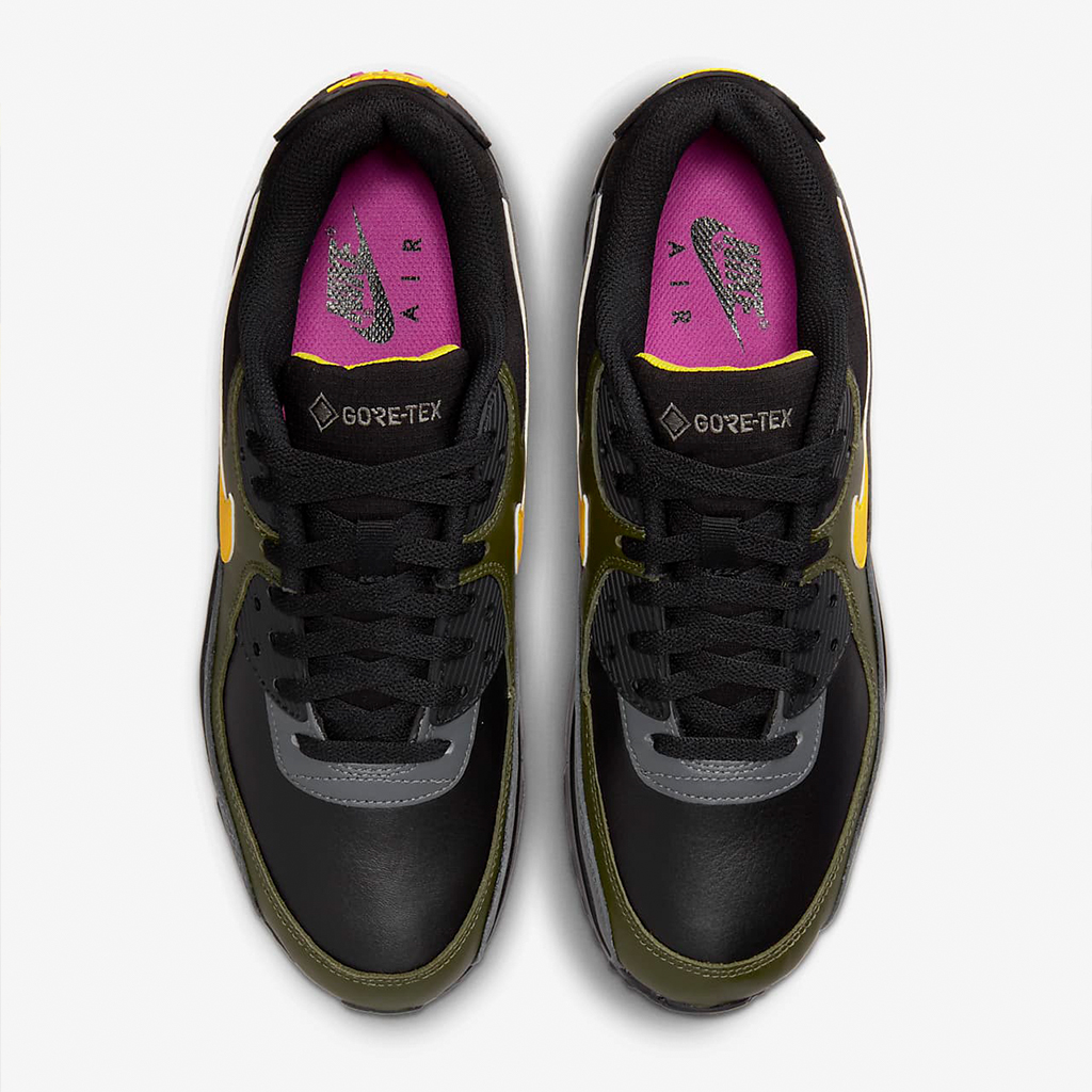 Air Max 90 GTX – Black/Cargo Khaki/Iron Grey/Tour Yellow Air Max 90 GTX – Black/Cargo Khaki/Iron Grey/Tour Yellow
