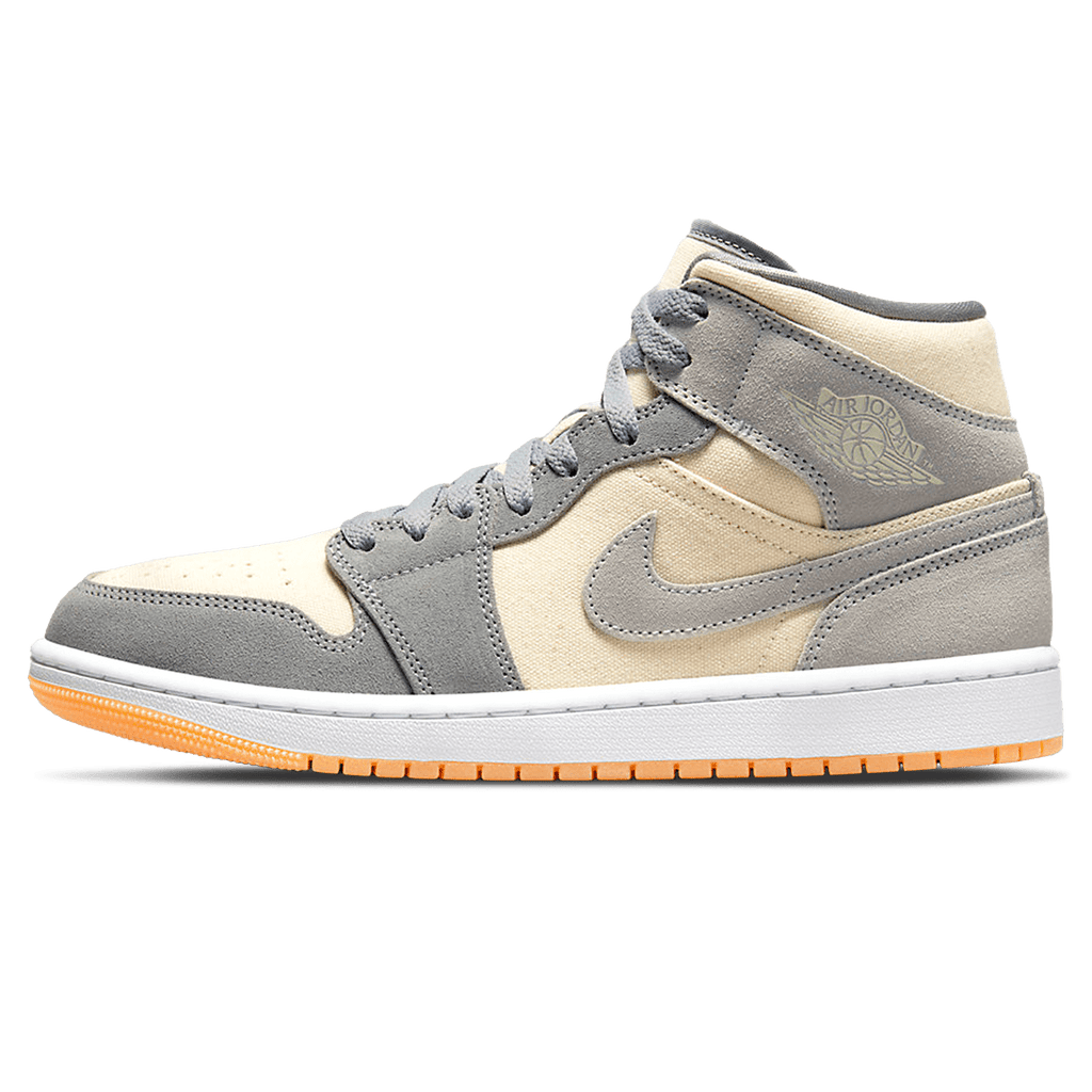 Air Jordan 1 Mid Coconut Milk Particle Grey Air Jordan 1 Mid Coconut Milk Particle Grey