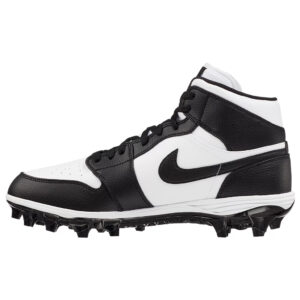 Jordan 1 Alpha Menace Mid Football Cleats White Black Jordan 1 Alpha Menace Mid Football Cleats White Black