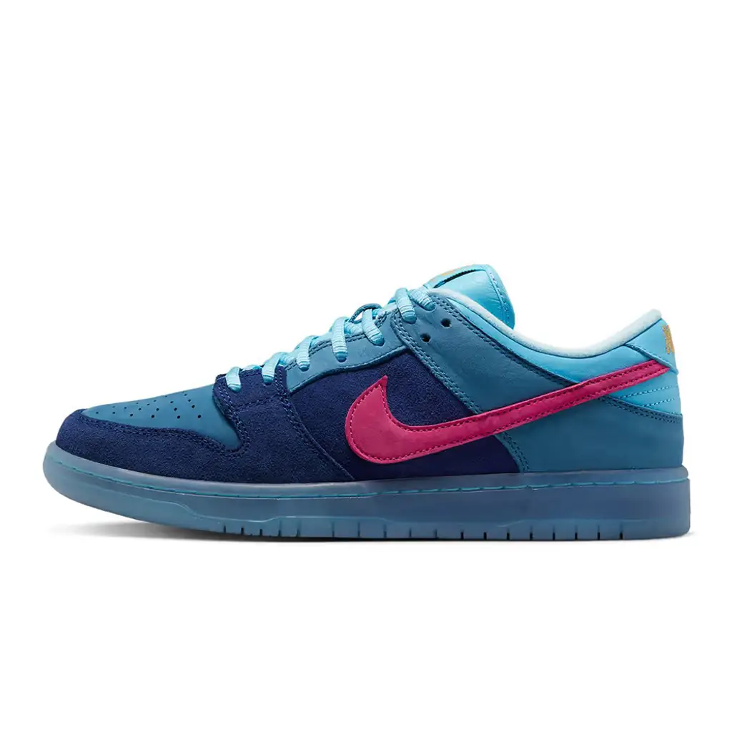 Run The Jewels x Nike SB Dunk Low Blue Pink Run The Jewels x Nike SB Dunk Low Blue Pink