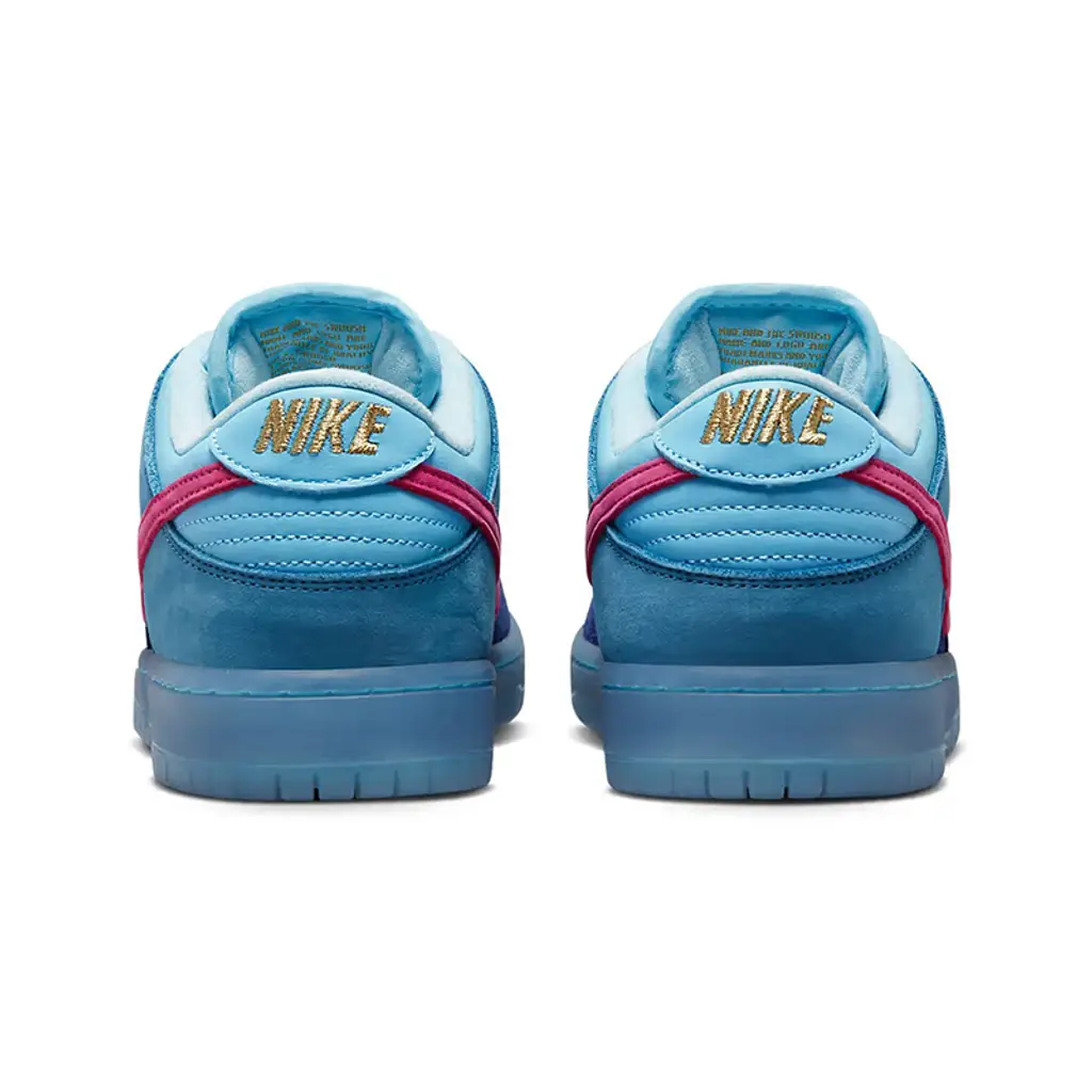 Run The Jewels x Nike SB Dunk Low Blue Pink Run The Jewels x Nike SB Dunk Low Blue Pink