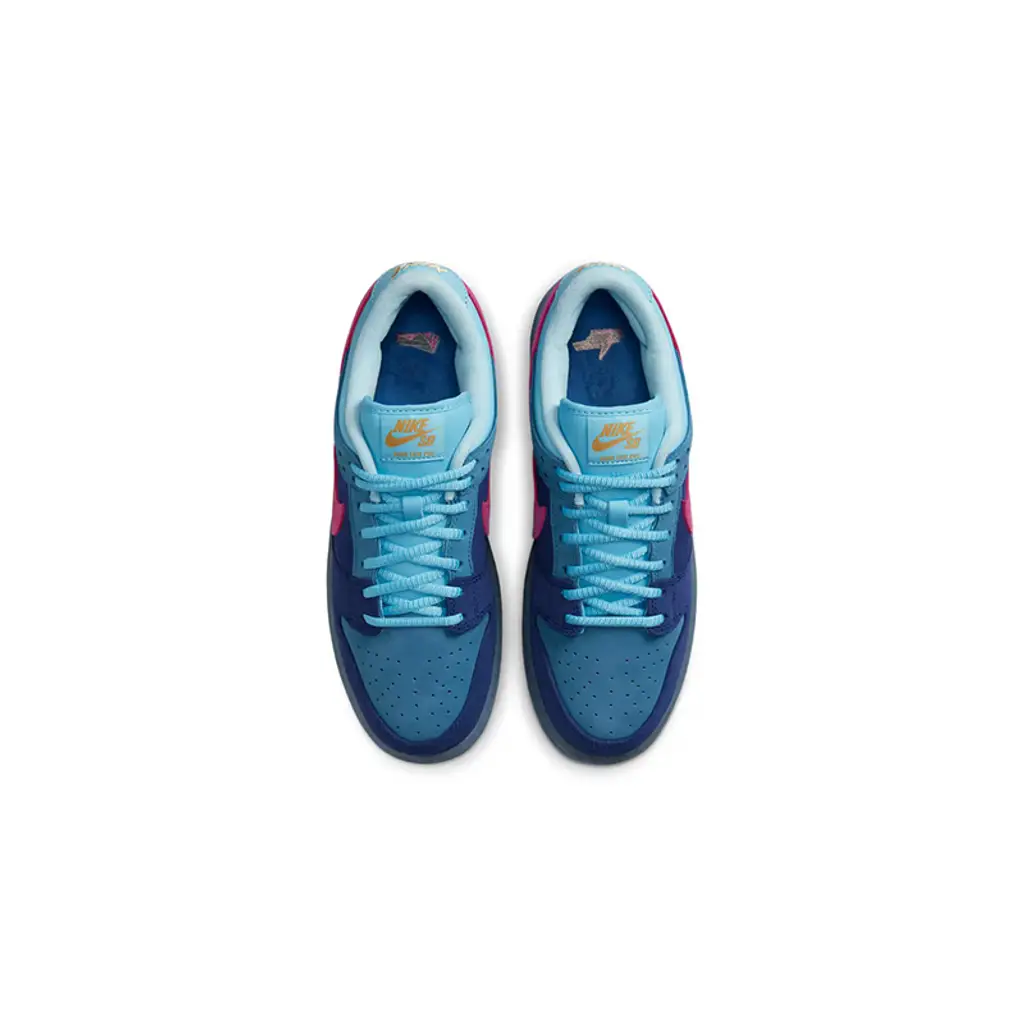 Run The Jewels x Nike SB Dunk Low Blue Pink Run The Jewels x Nike SB Dunk Low Blue Pink
