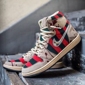 Air Jordan 1 âFreddy Kruegerâ Custom Air Jordan 1 âFreddy Kruegerâ Custom