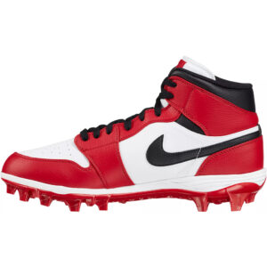Jordan 1 Alpha Menace Mid Football Cleats Red Jordan 1 Alpha Menace Mid Football Cleats Red