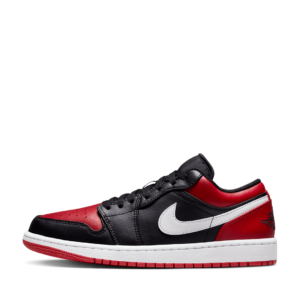 Air Jordan 1 Low Black, Gym Red and White Air Jordan 1 Low Black, Gym Red and White