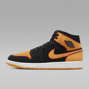 Air Jordan 1 Mid Fat Tongue Black Orange Air Jordan 1 Mid Fat Tongue Black Orange