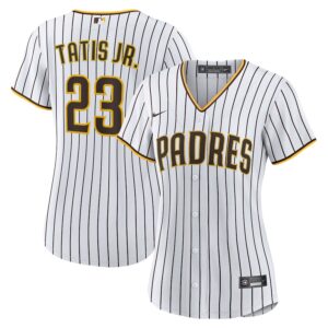 Jerseys Women’s San Diego Padres Fernando Tatís Jr. Nike White/Brown Home Replica Jerseys Women’s San Diego Padres Fernando Tatís Jr. Nike White/Brown Home Replica