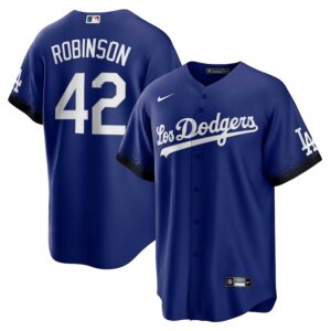Jerseys Jackie Robinson Los Angeles Dodgers Nike City Connect Replica – Royal Jerseys Jackie Robinson Los Angeles Dodgers Nike City Connect Replica – Royal