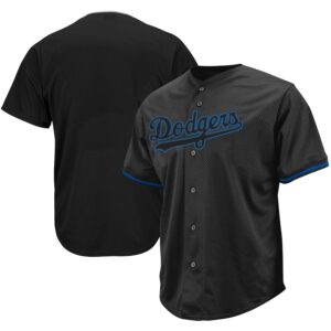Los Angeles Dodgers Big & Tall Pop Fashion Jersey – Black/Royal Los Angeles Dodgers Big & Tall Pop Fashion Jersey – Black/Royal