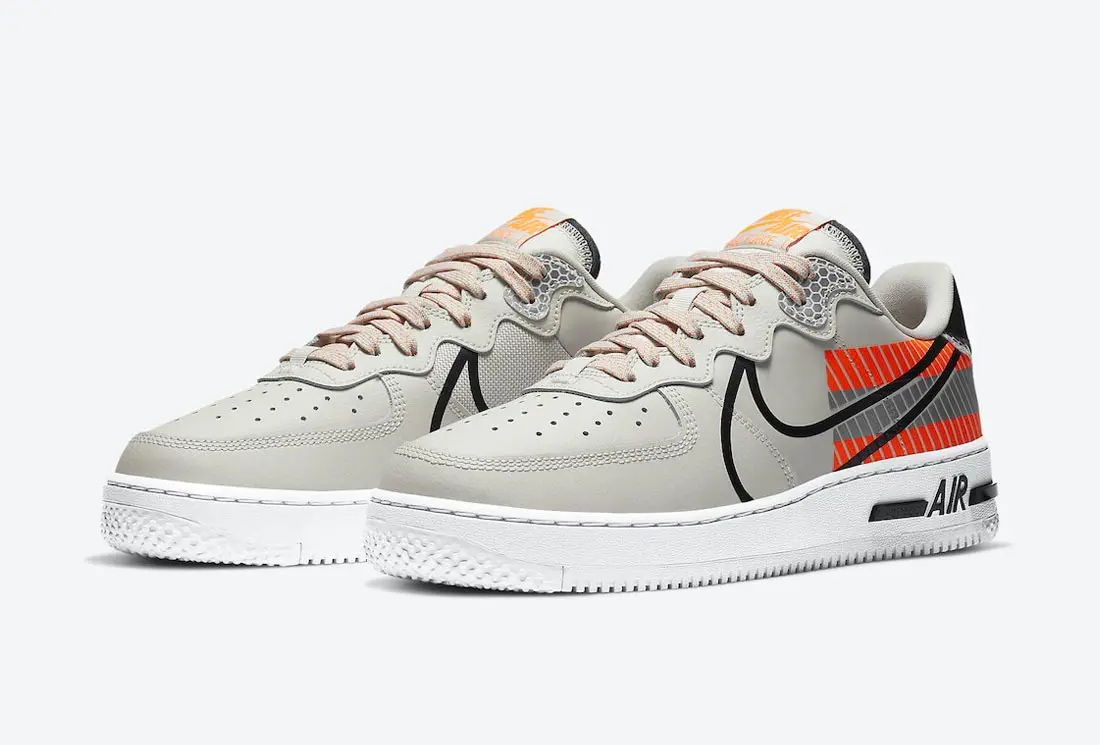 Air Force React Beige Orange Air Force React Beige Orange