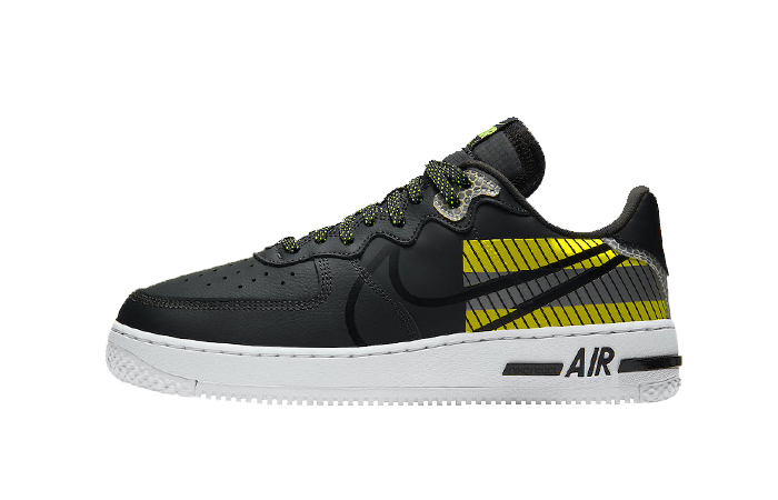 AIR FORCE REACT BLACK YELLOW GREEN AIR FORCE REACT BLACK YELLOW GREEN