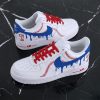 Red Line Baseball Air Force 1 Custom