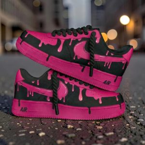 Pink Drip Air Force 1 Custom