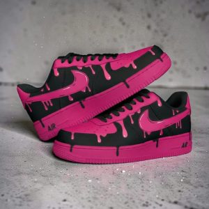 Pink Drip Air Force 1 Custom